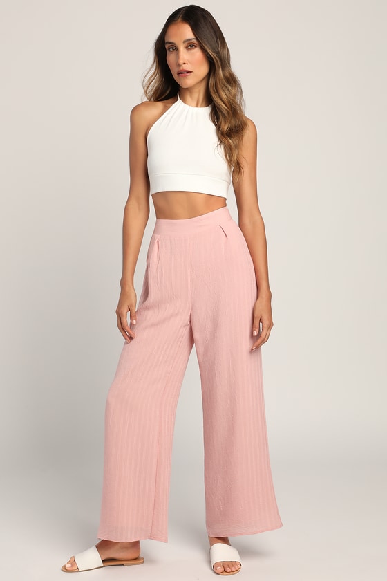 Rose Wide-Leg Pants - High Waisted Pants - Lightweight Pants - Lulus