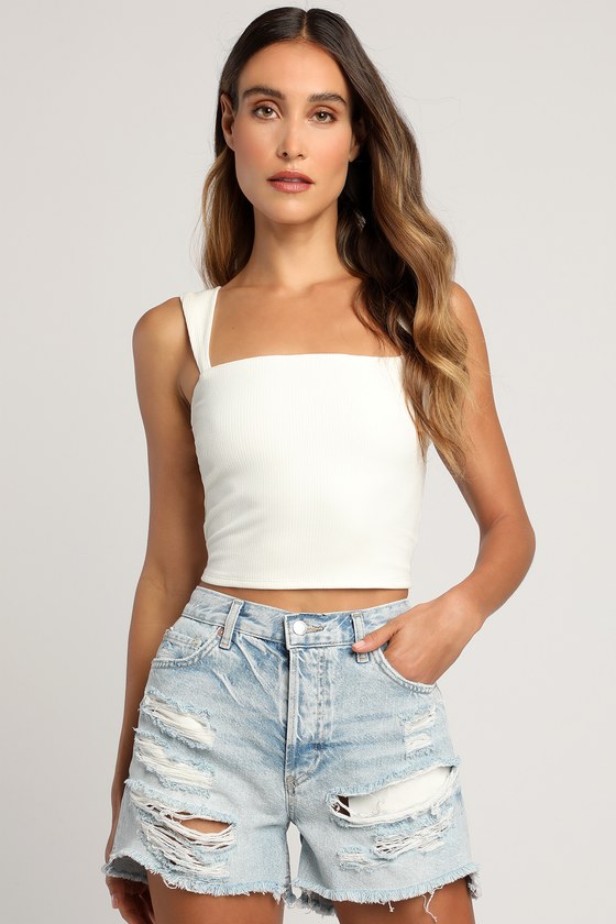 Free People Maggie Light Stone - Mid-Rise Shorts - Denim Shorts - Lulus