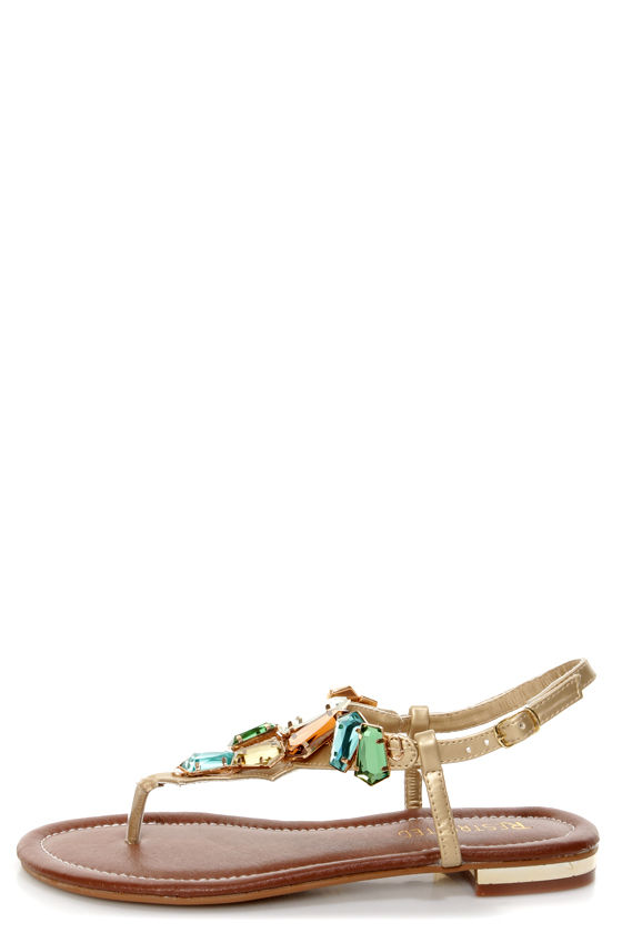 gem thong sandals