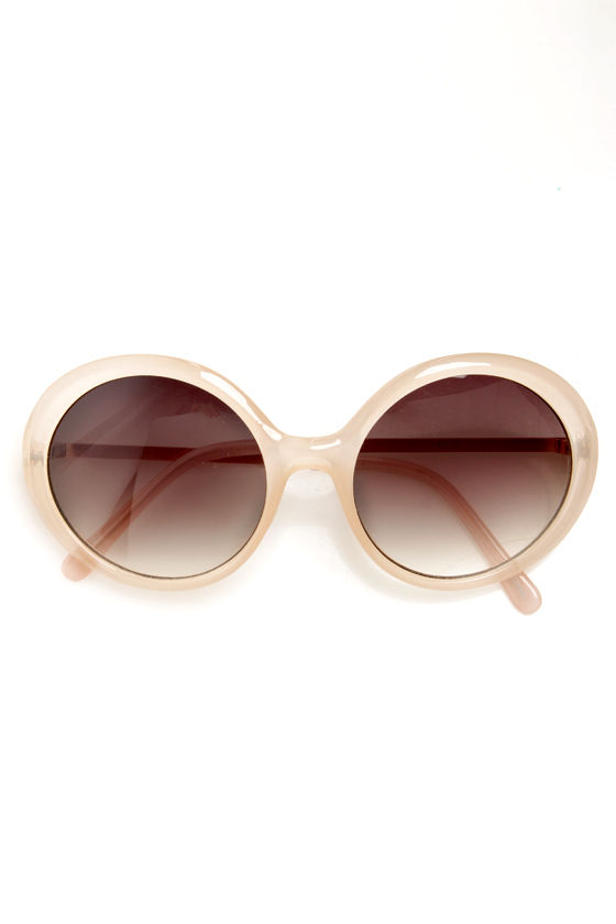 Cute Blush Sunglasses Circular Sunglasses Round Sunglasses 9.00