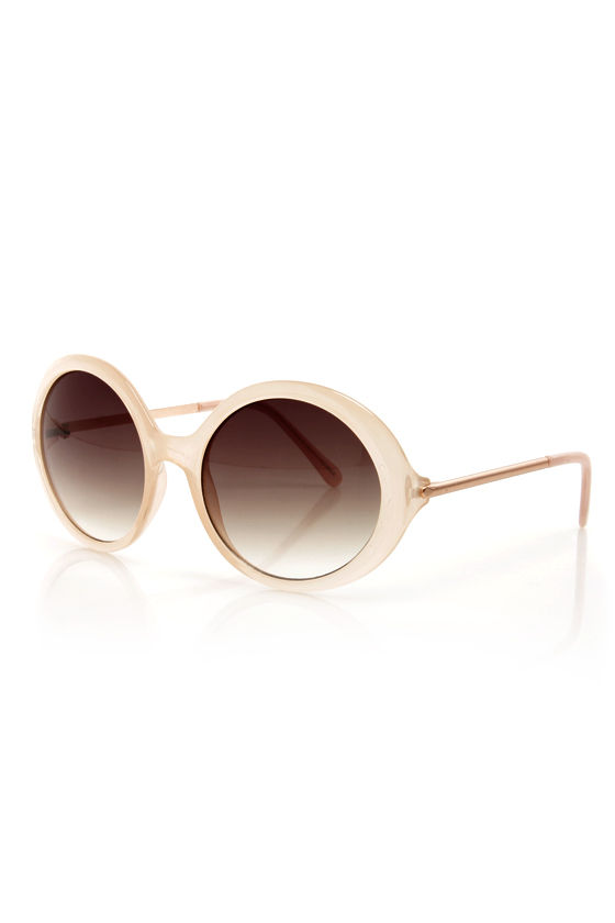 Cute Blush Sunglasses Circular Sunglasses Round Sunglasses 9.00