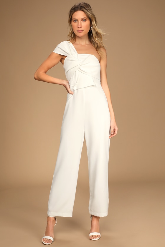 One Friday Jumpsuits : Buy One Friday Fashion Casual Girls Cotton Plain  White Jumpsuit Online | Nykaa Fashion