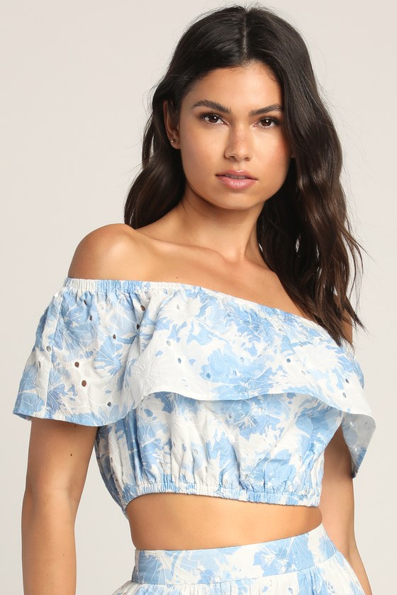 lulus white off the shoulder top