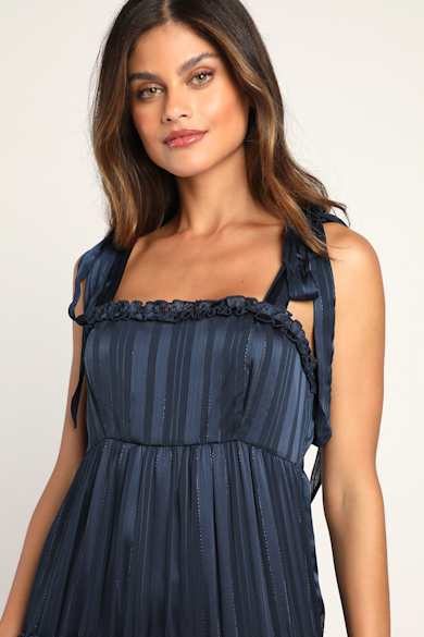 sachin and babi light blue dress Baby Shower & Bump Friendly Dresses