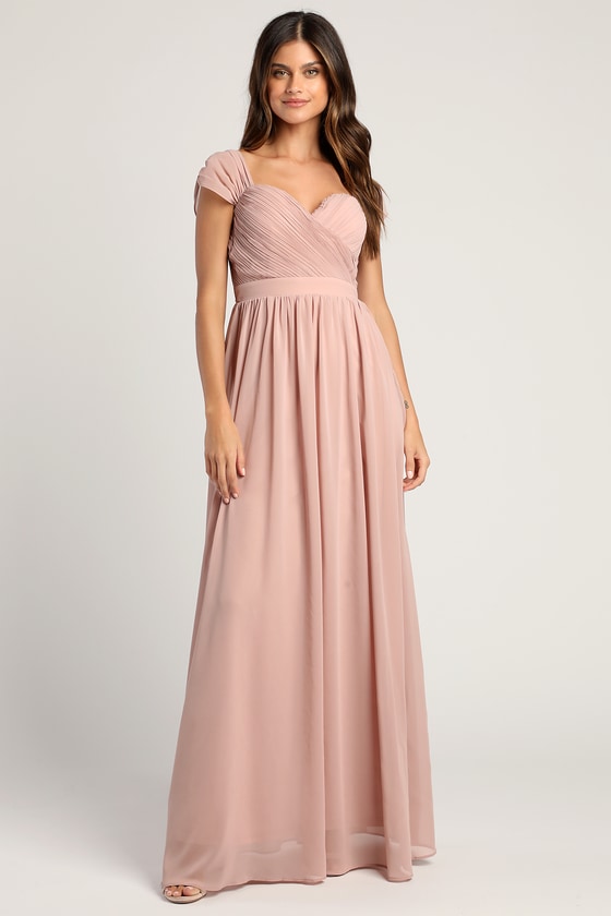 Sweetheart chiffon dress sale