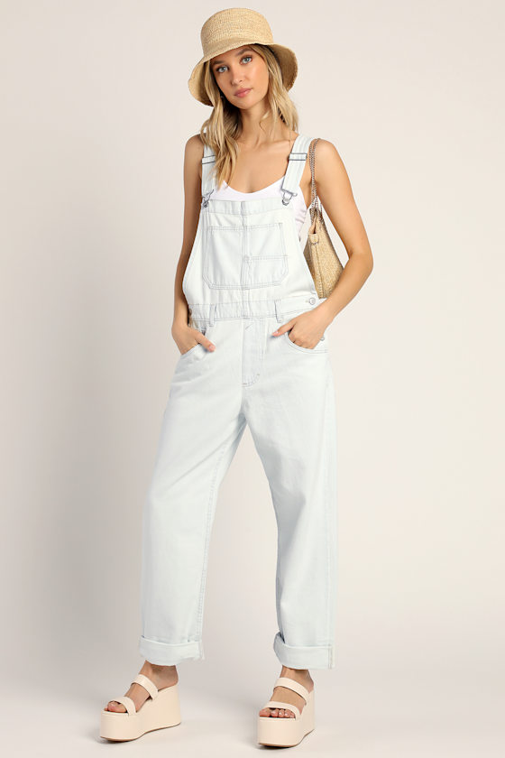 Ziggy Light Wash Denim Overalls 5