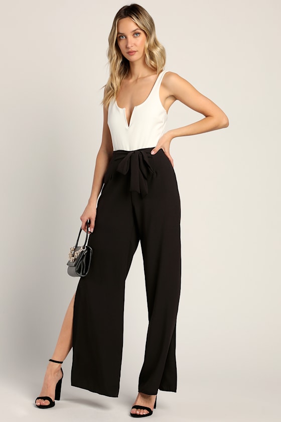 Going Places Black Wide-Leg Pants 5