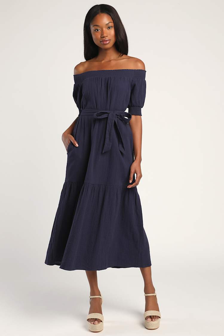chinese dress ladies MASCOMODA Summer Dresses for Women 2024 Maxi Off The Shoulder Short Puff  Sleeve Smocked A Line Flowy Long Dress(Dark Blue,Small) at Amazon Women's  Clothing store