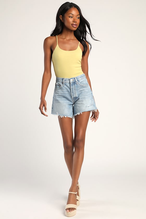 Try Something New Light Green Ribbed Cami Top 3