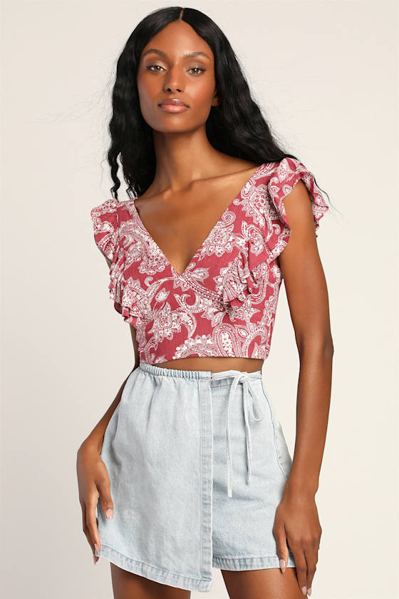 Don't You Know Light Wash Cotton Denim Skort 4