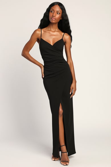 Shop Long Black Maxi Dresses for Women - Lulus