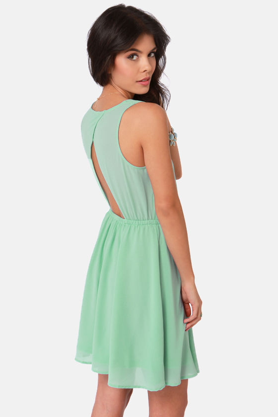 Cute Mint Green Dress - Backless Dress - $36.00 - Lulus