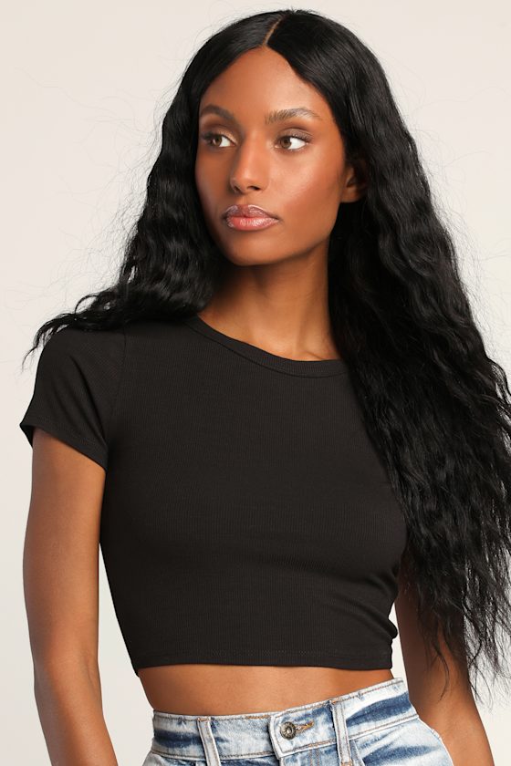 Black Drawstring Top - Double Keyhole 