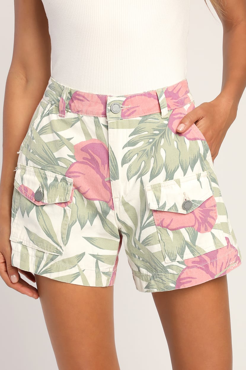 Blank NYC Beach Blossom Shorts - Tropical Shorts - Beach Shorts - Lulus