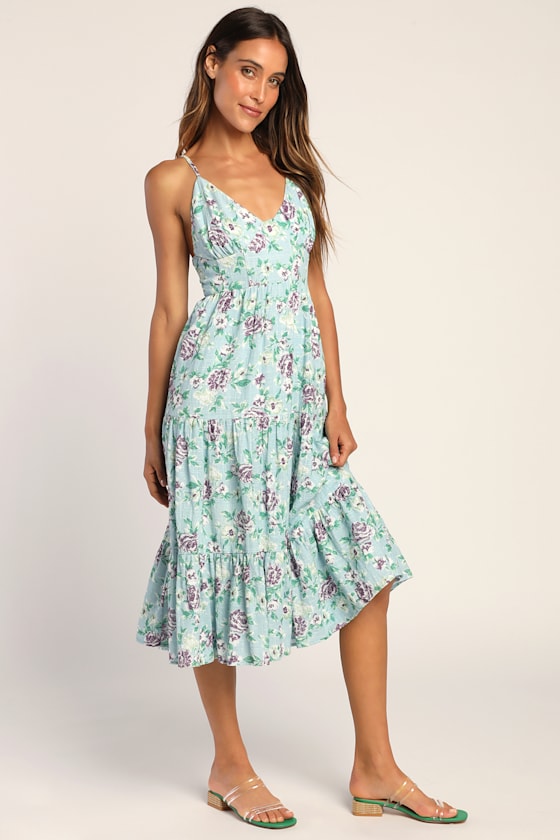 mid floral dress
