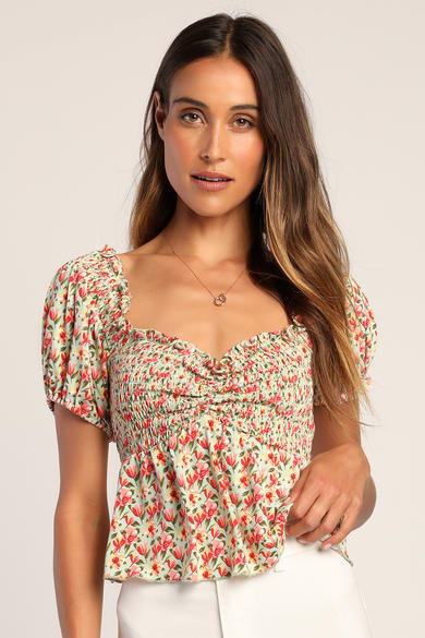 Short Sleeve Blouses  Find A Cute Short Sleeve Top at Lulus