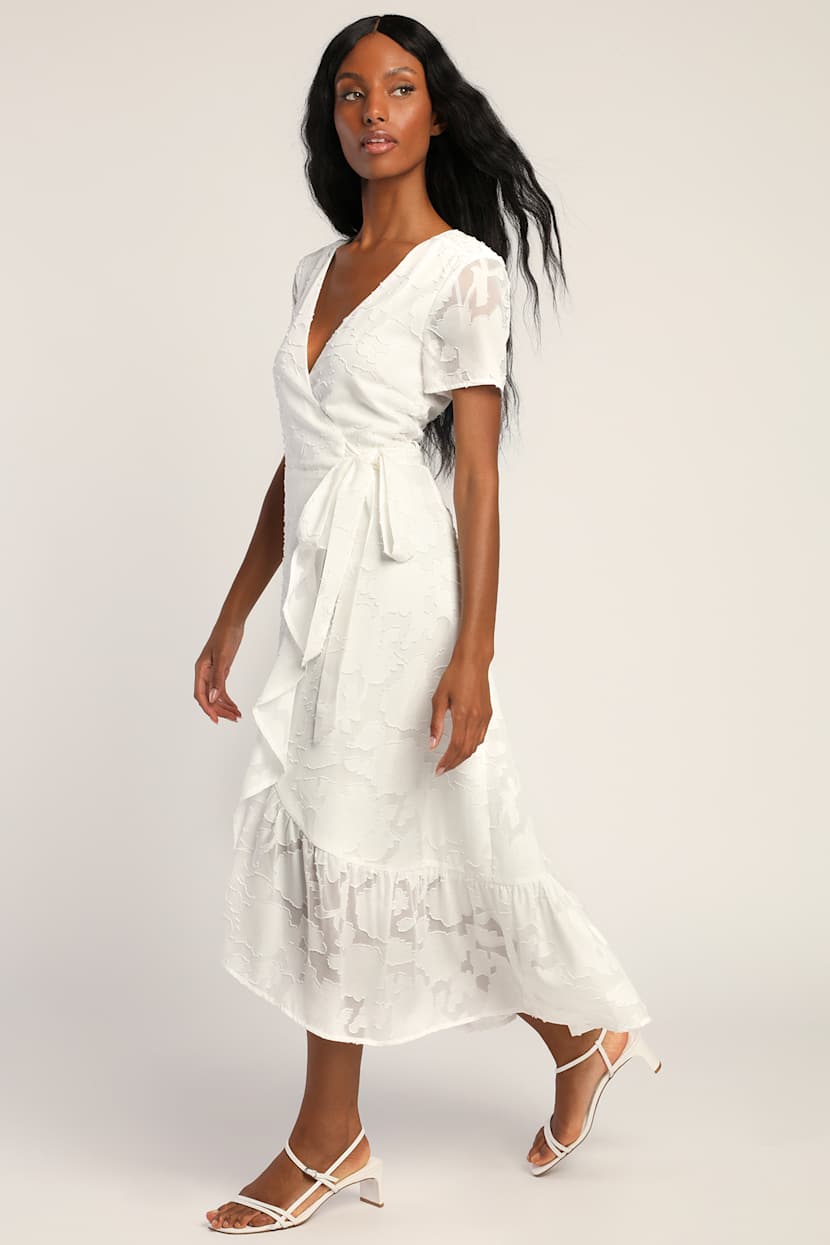 puff sleeve midi floral dress Light Blue Floral Puff Sleeve Maxi Dress - All Dresses