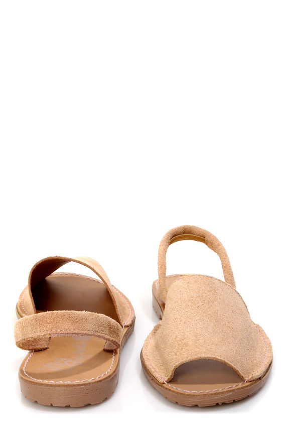 nude peep toe slingback