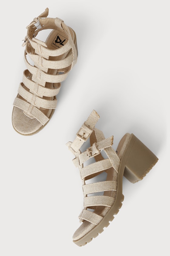 Dirty Laundry Fun Stuff - Tan Sandals - Chunky Sandals - Lulus