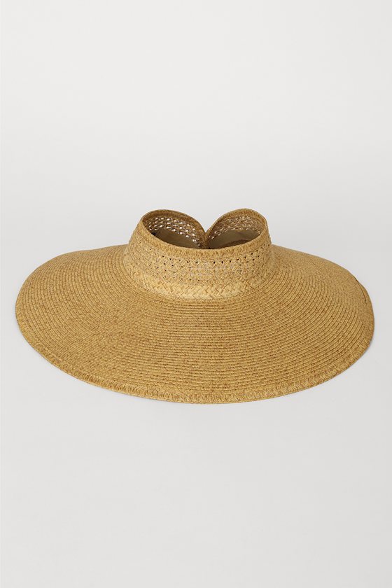 Shady Views Natural Straw Oversized Visor 4