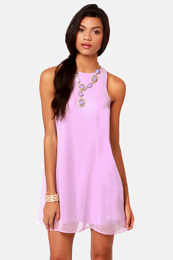 Lavender Floral China Summer Dress – Fresh & Cute Style main image 0