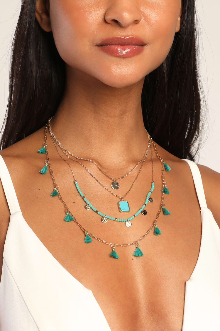 Turquoise Layered Necklace