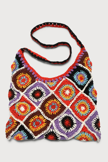 Boho Bae Multi Crochet Tote