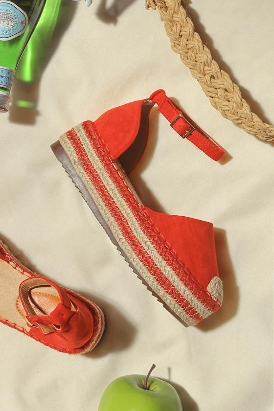 suede flatform espadrilles