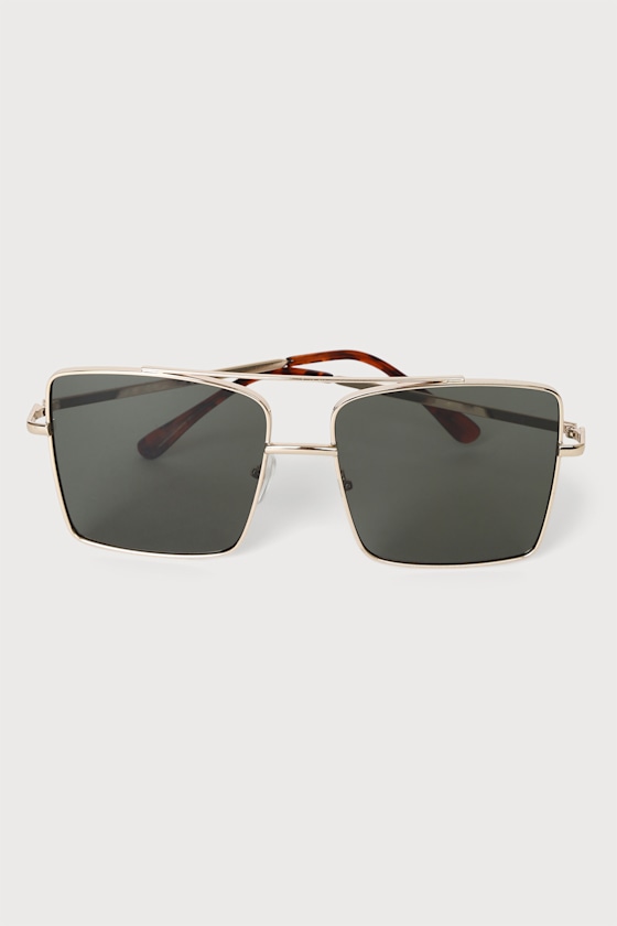 So Glamorous Silver Aviator Sunglasses 2