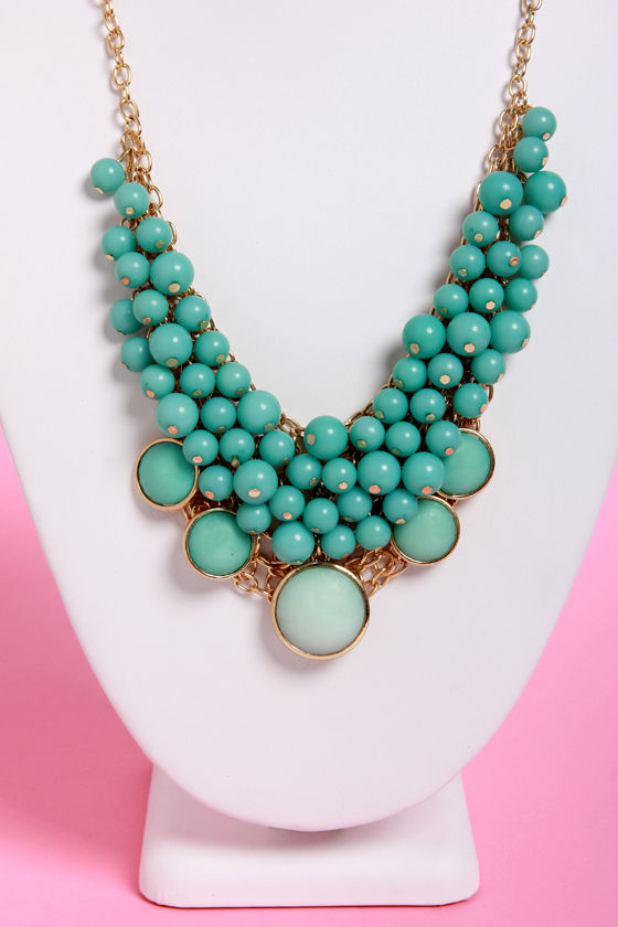 Viola Teal Agate and Purple Statement Necklace – Barse Jewelry