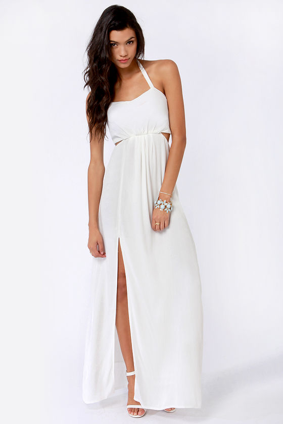 Aryn K Dress - Ivory Dress - Maxi Dress - $95.00 - Lulus
