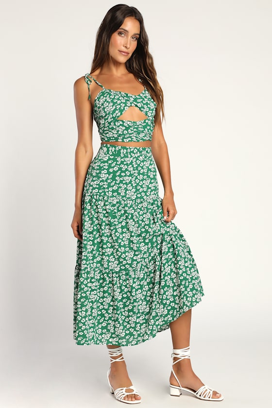D51185: KELLY GREEN/IVORY 2