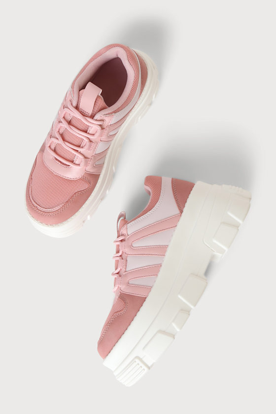 BABY PINK KOREAN STYLE PLATFORM SNEAKERS Â· Storeunic Â· Online Store Powered by Storenvy