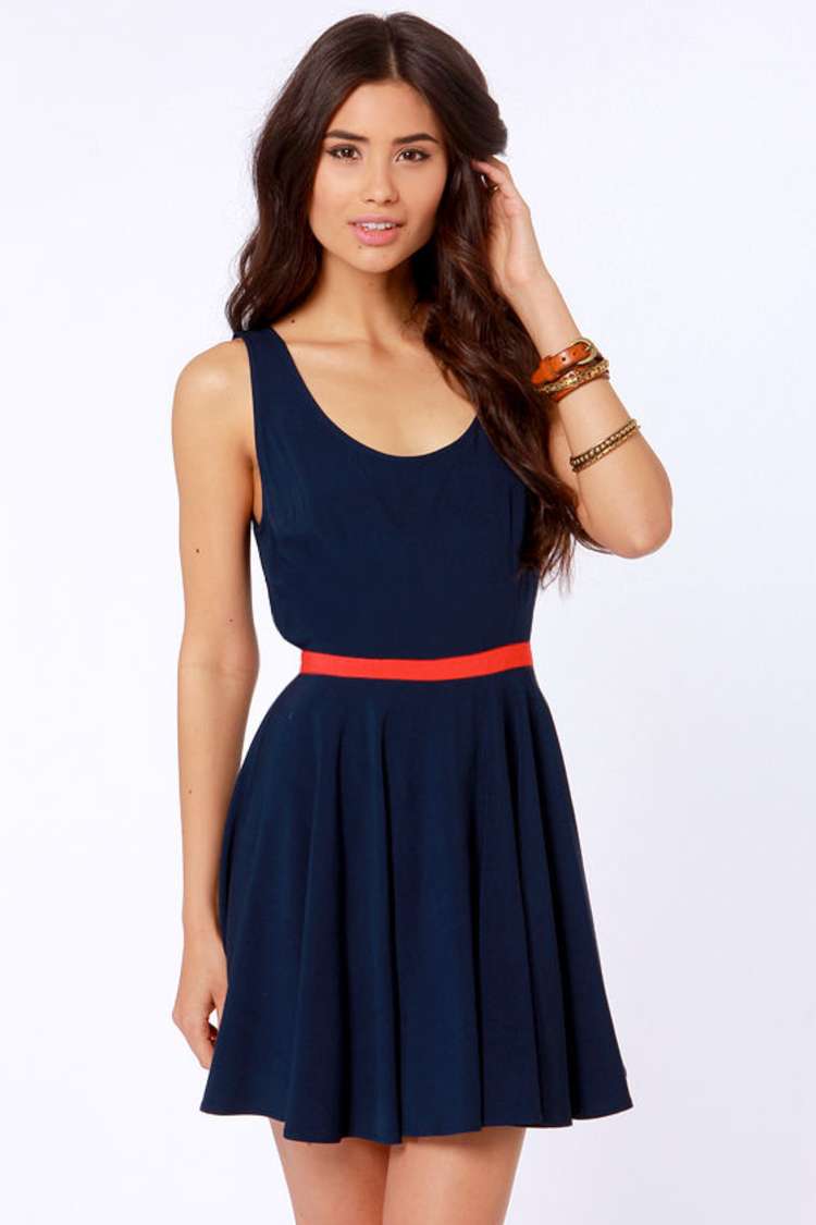 BB Dakota Royer Dress - Navy Blue Dress - $75.00 - Lulus
