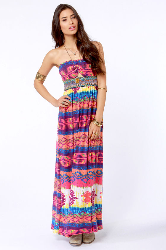 Gypsy Junkies Talulah Dress - Maxi Dress - Strapless Dress - $79.00 - Lulus