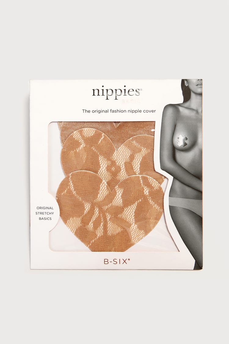 B-Six Nippies Caramel - Petals - Tan Nipple Cover-Ups - Lulus