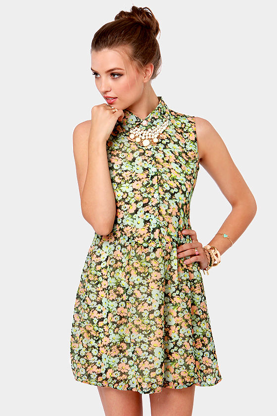 Volcom Not So Classic Dress - Floral Print Dress - $49.50 - Lulus