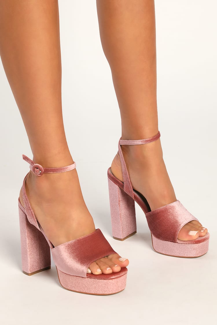 Lulus Women's Platform High Heel Sandals