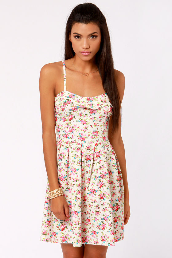 Lavand Dress - Floral Dress - Print Dress - $73.00 - Lulus