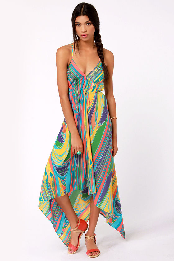 Lavand Dress - Multicolored Dress - Print Dress - $75.00 - Lulus