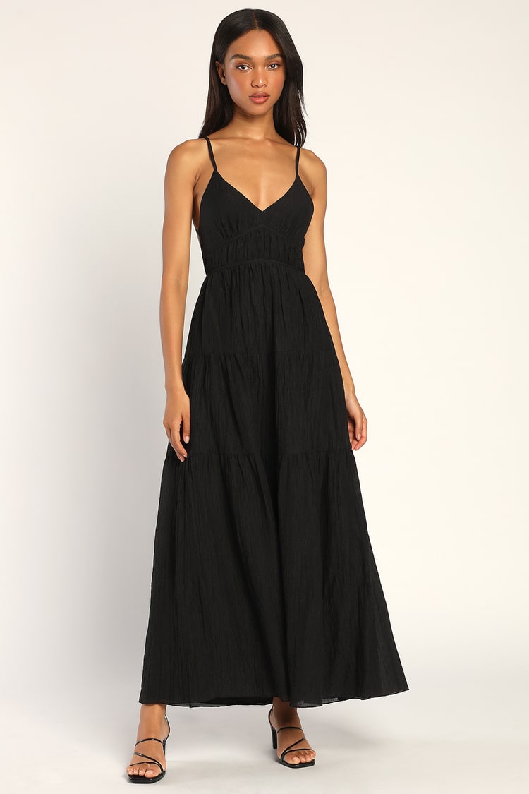 Audrey Maxi Dress in Black curated on LTK