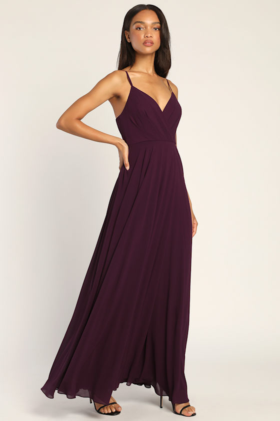 Lovely Purple Dress - Maxi Dress - Gown - Bridesmaid Dress - Lulus