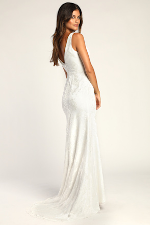White Lace Maxi Dress - Mermaid Maxi Dress - Lace Maxi Dress - Lulus White Lace Maxi Dress - Mermaid Maxi Dress - Lace Maxi Dress - Lulus