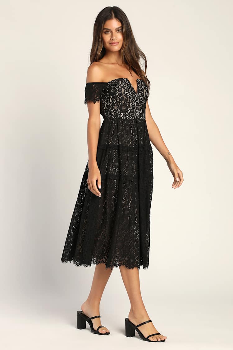 absolutely unforgettable black lace off the shoulder dress Elegant Satin Off Shoulder Corset Prom Dress Formal Evening Gown