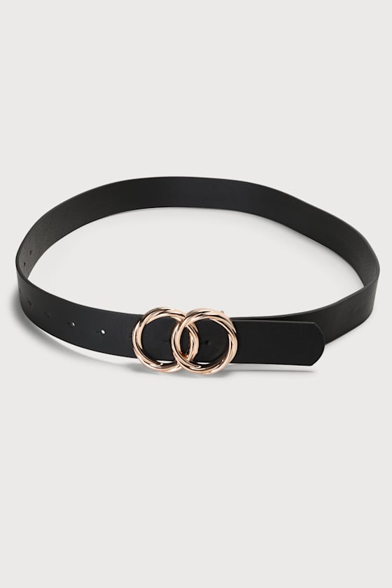 Well Rounded Black and Gold Belt 5
