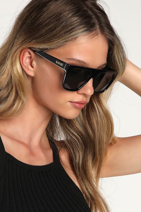 Banbe Eyewear The Shields Black Sunglasses Women's Sunnies Lulus