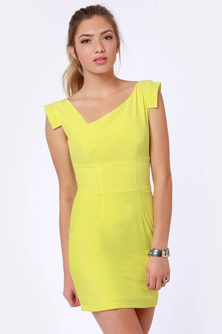 Lucy Love Lemon Drop Avenue Dress - Yellow Dress - $75.00 - Lulus Lucy Love Lemon Drop Avenue Dress - Yellow Dress - $75.00 - Lulus