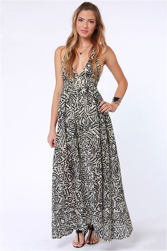 Billabong Let's Get Away Dress - Print Dress - Maxi Dress - $59.50 - Lulus