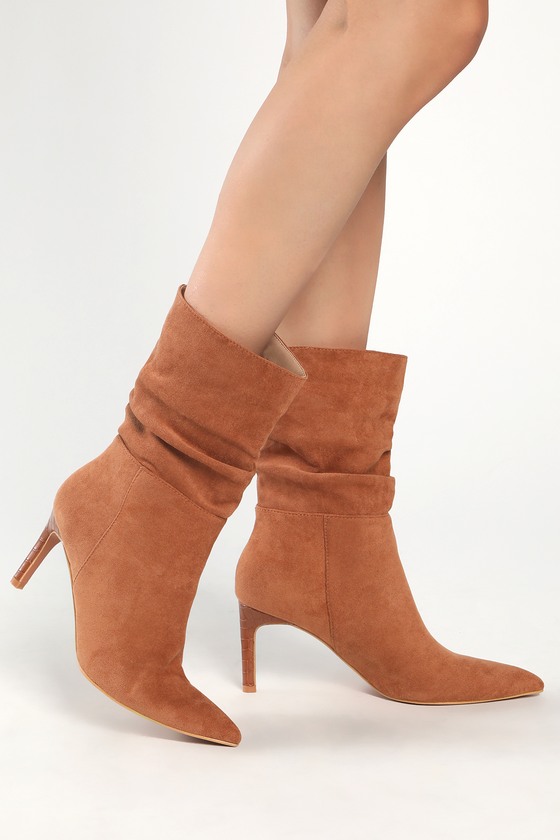 Camel suede hotsell boots womens