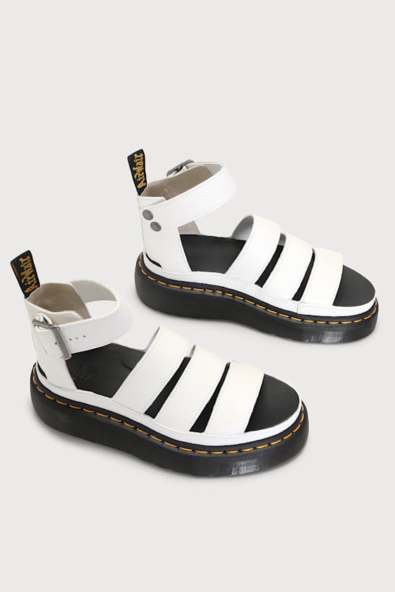 clarissa ii women's leather buckle sandals